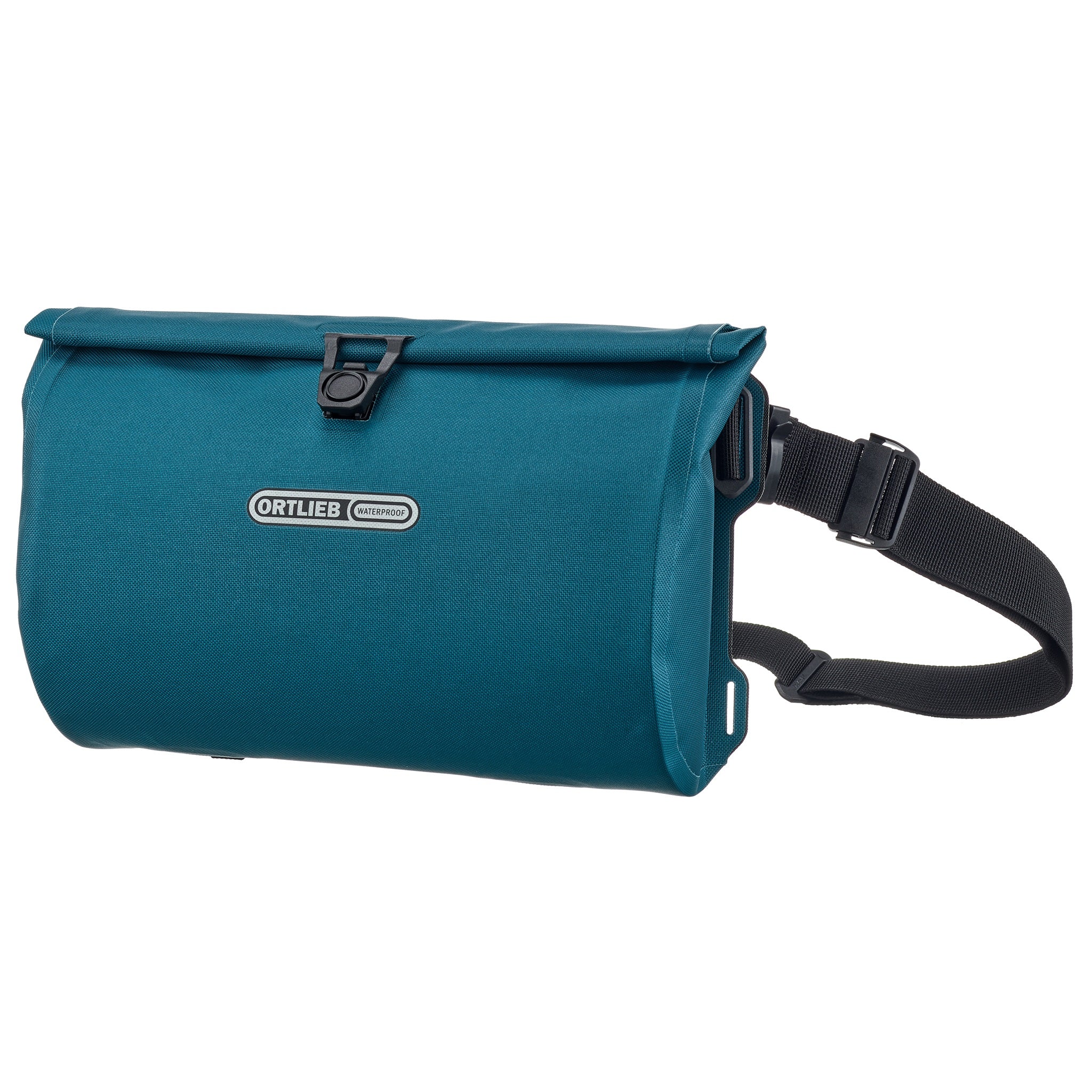 ORTLIEB Velo-Sling Flex in petrol met rolsluiting en brede schouderband