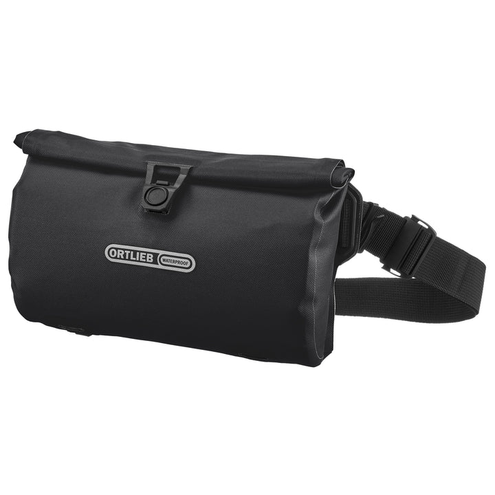ORTLIEB Velo-Sling Flex in black 2.5 Liter met rolsluiting en brede schouderband